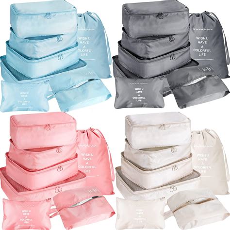 Amazon.com: 28 Pcs Packing Cubes Packing Organizers Luggage Organizer ...