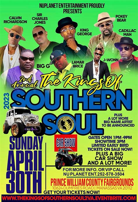 2ND ANNUAL -THE KINGS OF SOUTHERN SOUL | Prince William County ...