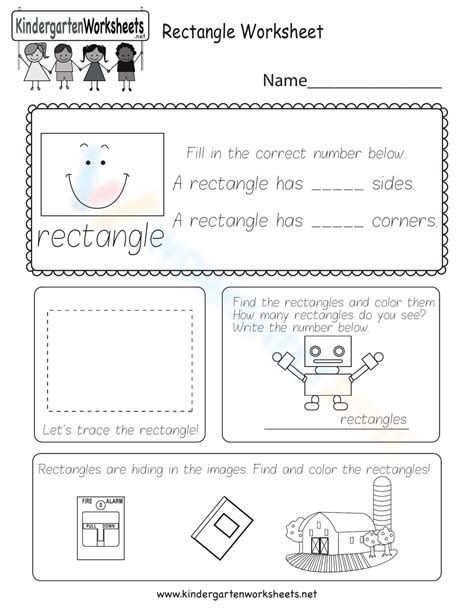 Image result for Rectangle Worksheet