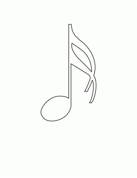 Musical Notes Coloring Pages - Coloring Nation