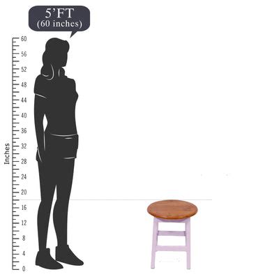 Round Top Pink Stool