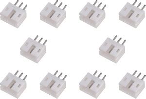Flyrobo (10 pc) 3 Pin Male JST Connector 2.54mm PItch - - Electronic ...