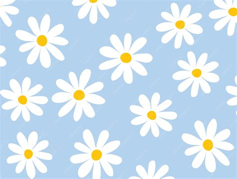 White Daisy Background