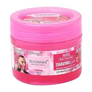 shuraim essentials Rose Shaving Gel Non Foaming Clear Cut Professional ...