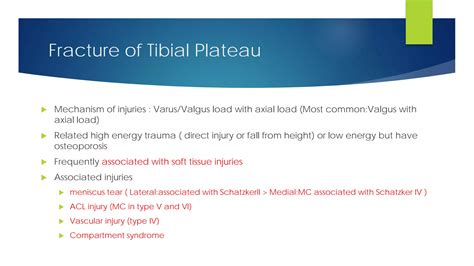 Tibial plateau fracture | PDF