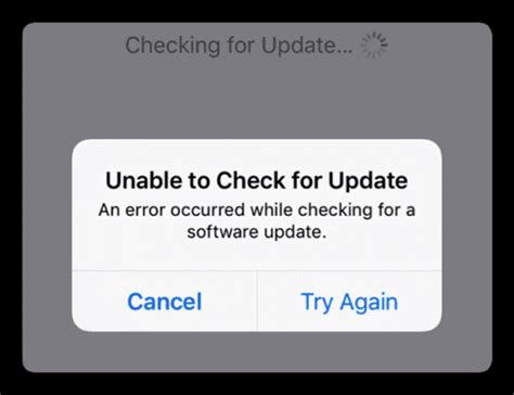 Image result for Unable to Check for Software Update