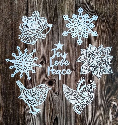 Printable Christmas Paper Cutting Templates Free - Free Printable