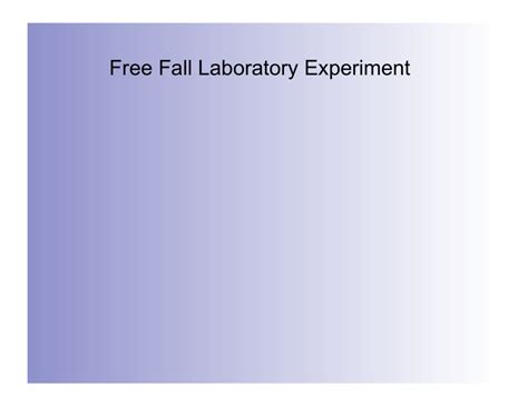 Image result for Free Fall Experiments