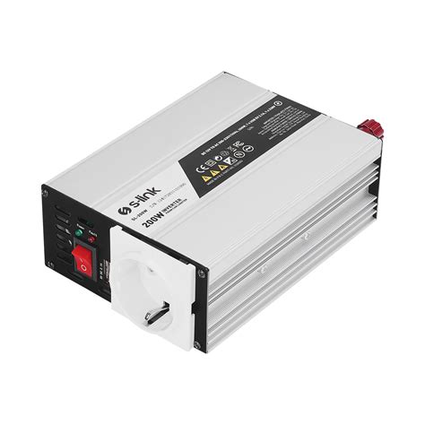 S-link SL-200W 200W Cigarette Lighter Power Inverter - Segment
