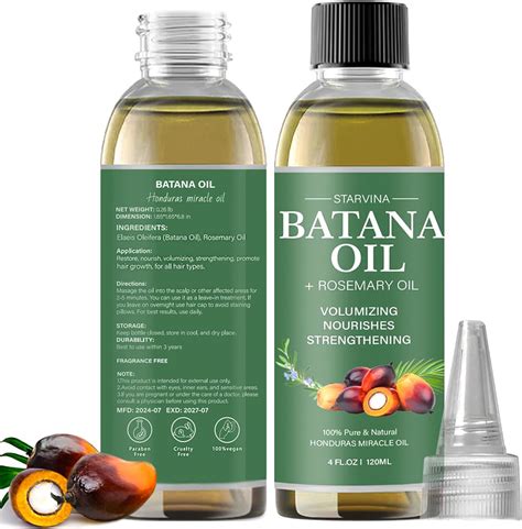 Amazon.com: Lebanta Raw Batana Oil for Hair Growth - Cold Pressed Scalp ...