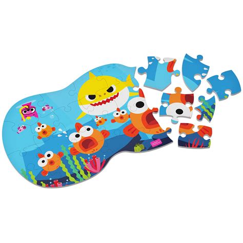 Buy Pinkfong Baby Shark, 25-Piece Foam Jigsaw Puzzle Baby Shark Toys ...