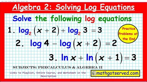 Image result for Calculating Logs in Math