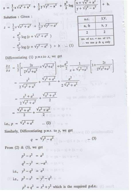 Problems based on formation of p.d.e by elimination of arbitrary ...