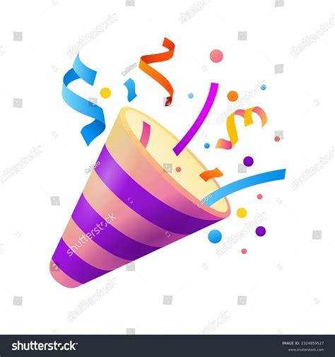 Animated Party Poppers Party Popper, Festival, Drawing, Cartoon,