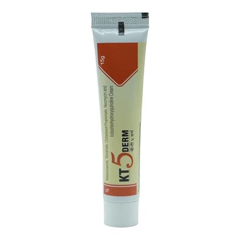 KT 5 DERM - Tube of 15g Cream with Neomycin and Ketoconazole : Amazon ...