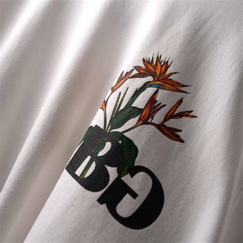 White Bird Of Paradise T-Shirt - White Premium T-Shirt, Rib Neck, 100% ...