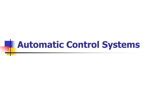 Automatic Control Examples 的图像结果