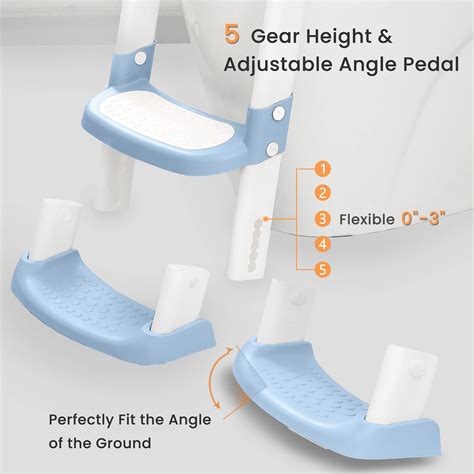Kylinton Potty Training Seat with Step Stool Ladder, Foldable Toddler ...