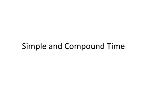 Image result for Convert Simple Time to Compound Time