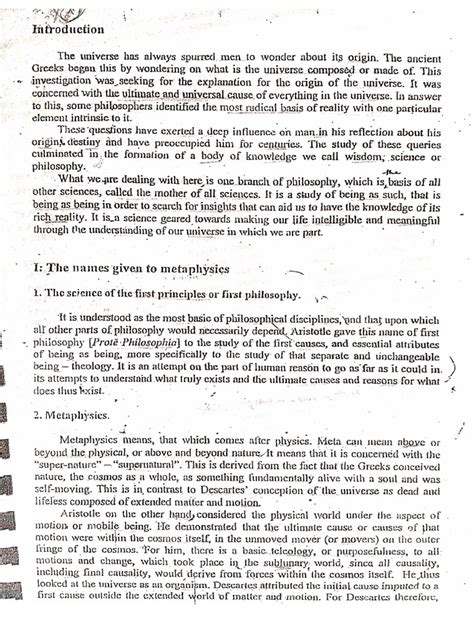 Rezultat imagine pentru Metaphysics PDF