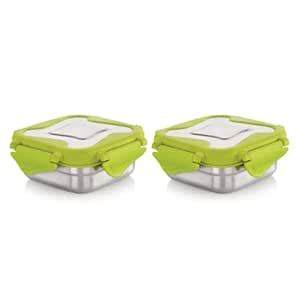 Buy STEELLOCK Smart Stainless Steel Tiffin Lunch Box for Kids and ...