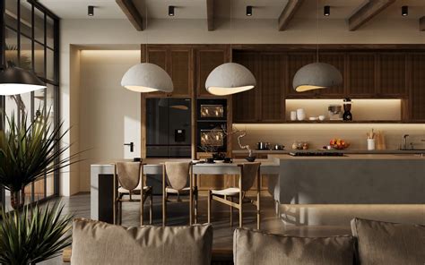 3DS Max Kitchen Model 的图像结果