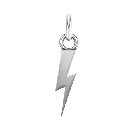 Lightening Bolt Pendant Necklace in 92.5 Silver – HighSpark