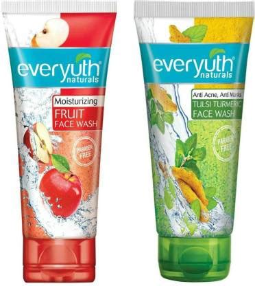 Everyuth Naturals FRUIT & TULSI TURMERIC FACE WASH Face Wash - Price in ...