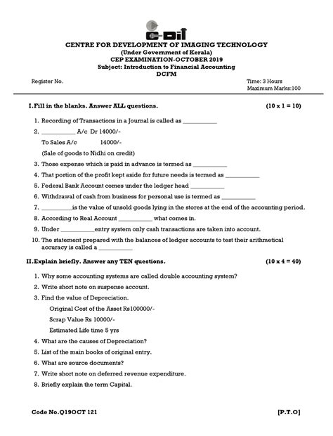 Financial accounting lecture notes - CENTRE FOR DEVELOPMENT OF IMAGING ...