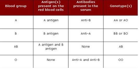 ABO Blood Group And Rhesus System