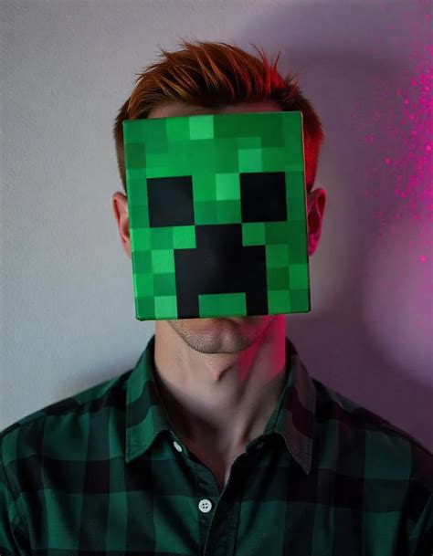 Image result for Creeper Mask Tutorial