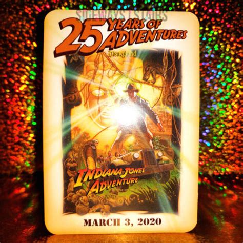 Buy INDIANA JONES ADVENTURE DECODER CARD 25th anniversary collectible ...