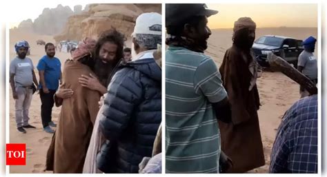 ‘Aadujeevitham’ BTS: Actor Gokul's stellar portrayal of Hakkeem ...