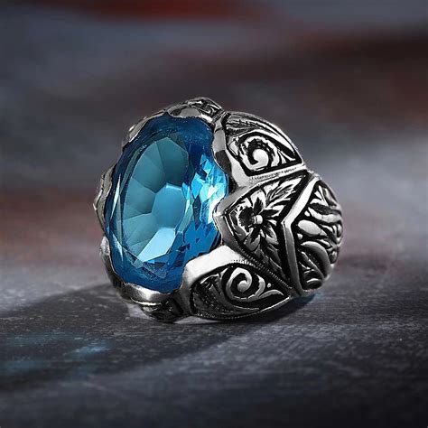 RARE PRINCE by CARAT SUTRA | Exclusively Designed Ring with Blue Topaz ...