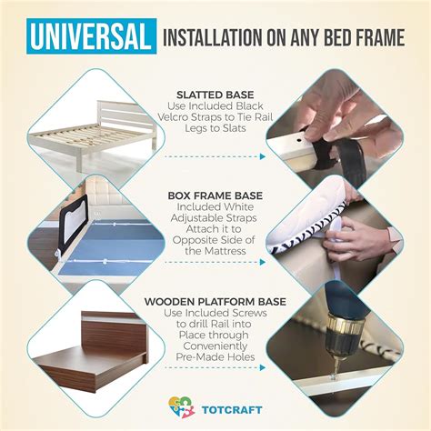TotCraft Bed Safety Rails for Toddlers - Bed Rail India | Ubuy