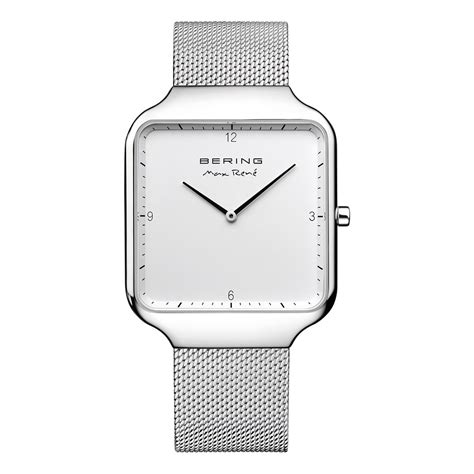 Bering Max Rene White Dial Stainless Steel Men Watch 15836-004 – Sai ...
