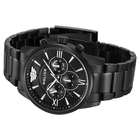 Buy Online Police Black Dial Quartz Multifunction Watch for Men ...