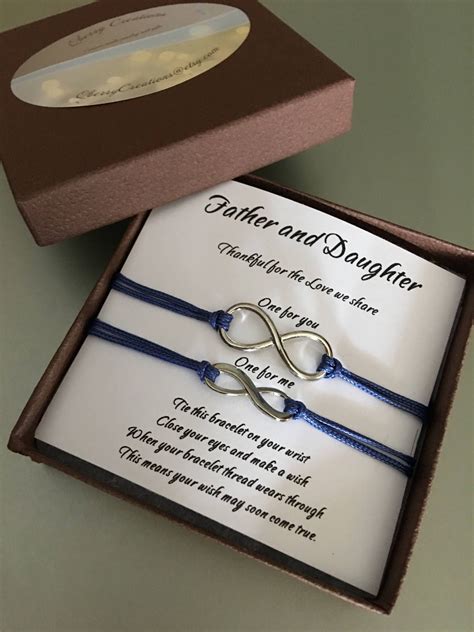 Father Daughter Matching Infinity Bracelets, Father Daughter Bracelet ...