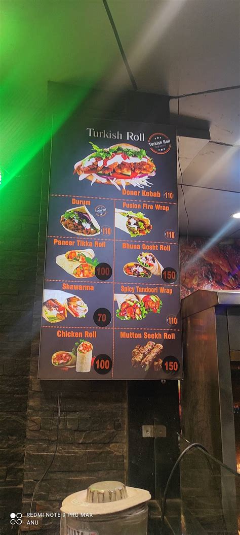 Menu at Dilawar Restaurant, Bengaluru