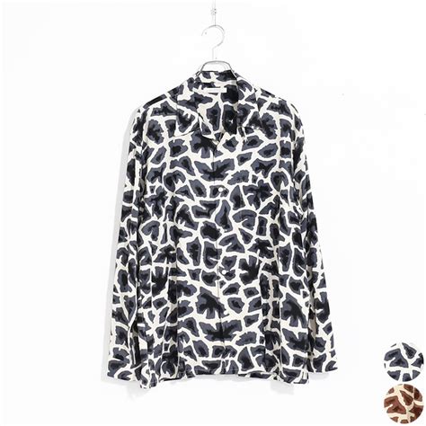 【30% OFF】[251OJ-SH17]OLD JOE(オールドジョー)ORIGINAL PRINTED OPEN COLLAR ...