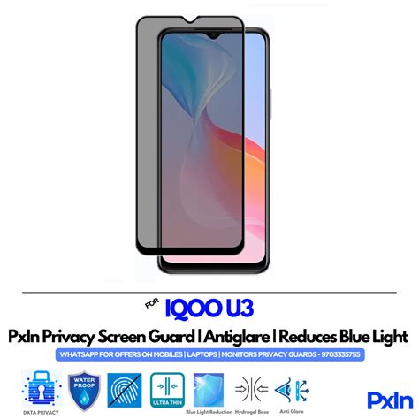 Privacy Screen Guard for iQOO U3 Mobile | No.1