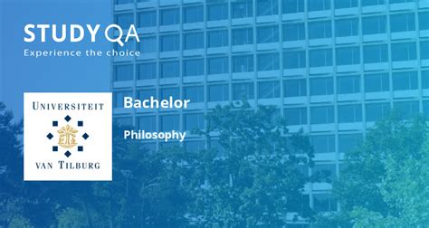 StudyQA — Bachelor: Philosophy — Tilburg University