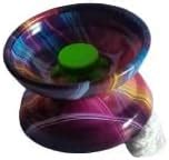 SC Fine Printed High Speed Metal one Piece YoYo Spinner Toy with Roller ...