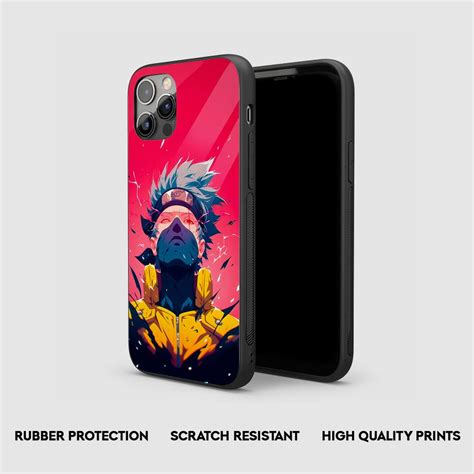 Kakashi Graphic Silicone Armored Phone Case – Bold Ninja Style