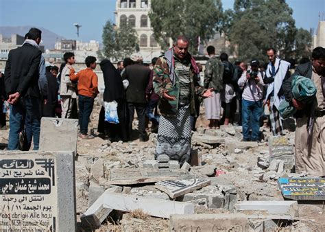 Image result for US airstrikes targeting Yemen’s Houthi rebels kill at least 1 person