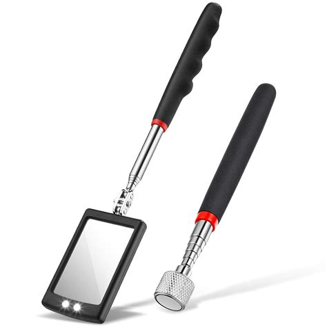 Patelai Telescoping LED Inspection Mirror & Magnetic Pick-Up India | Ubuy