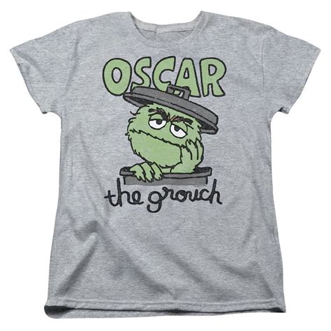 Sesame Street Canned Grouch Short Sleeve Womens Tee