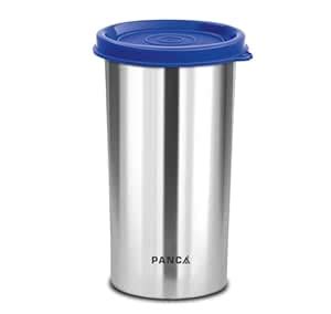 Buy PANCA Stainless Steel Tumbler with Lid, 415 ml, 1 Piece, Assorted ...