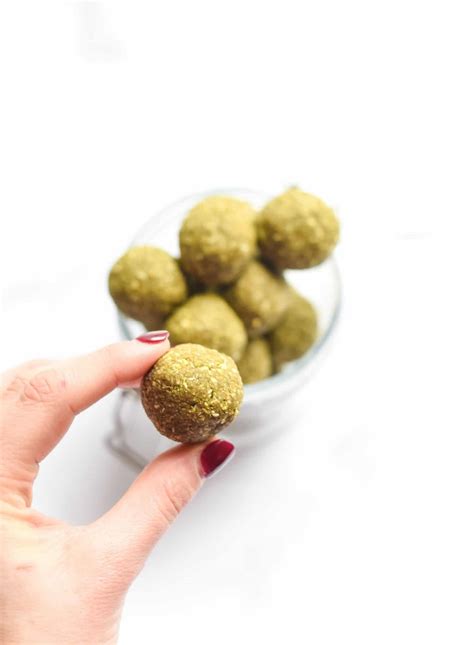 Matcha Green Tea Energy Bites | RD-Licious - Registered Dietitian ...