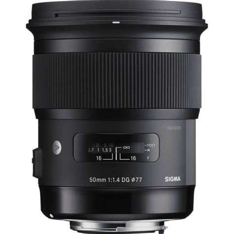 Sigma 50mm F/1.4 DG HSM Art Lens for Sony E-Mount Cameras (Black ...